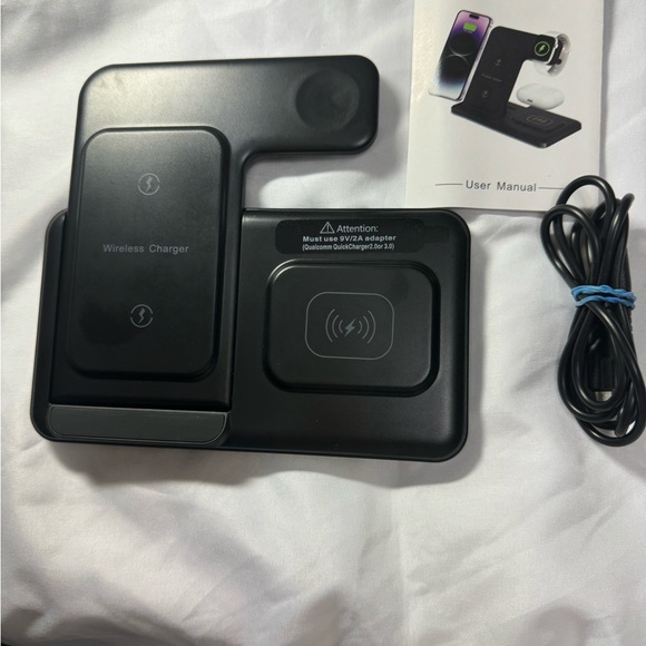 Other - Black Wireless Charger Foldable